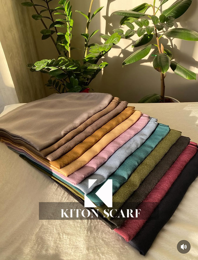 IMG_0238 شال و روسری تکرنگ نخی چهارفصل کد 300 - Image 1